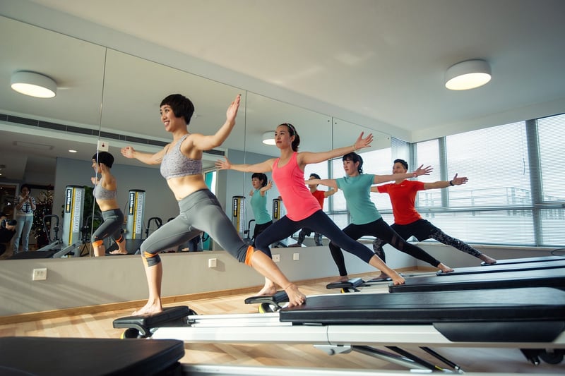 Pilates fitness for women